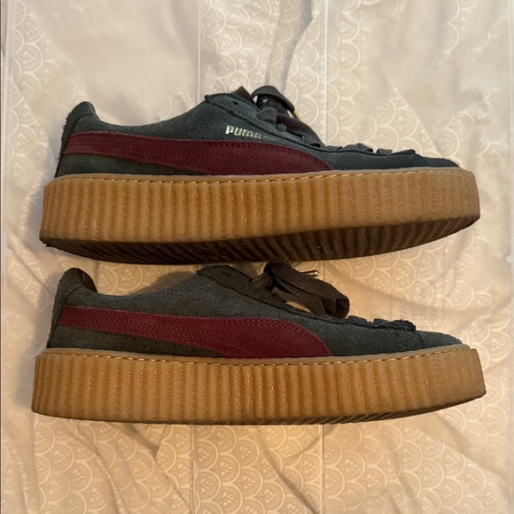Rihanna Fenty Puma Creeper sneakers Green - Picture 4 of 8